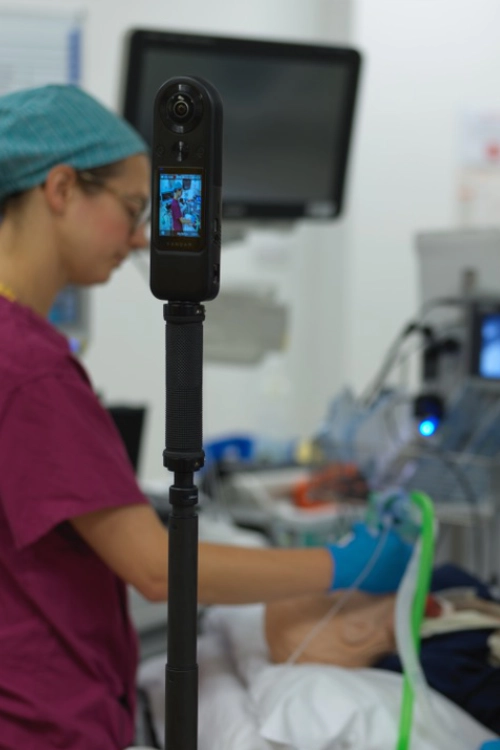 360° camera in an operating theatre